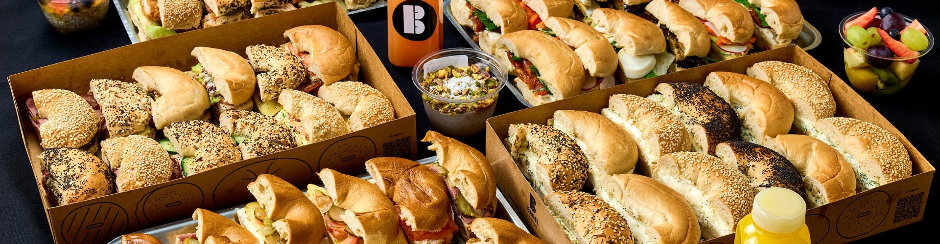Restaurant cover for: Bagel Factory Platters - London Bridge