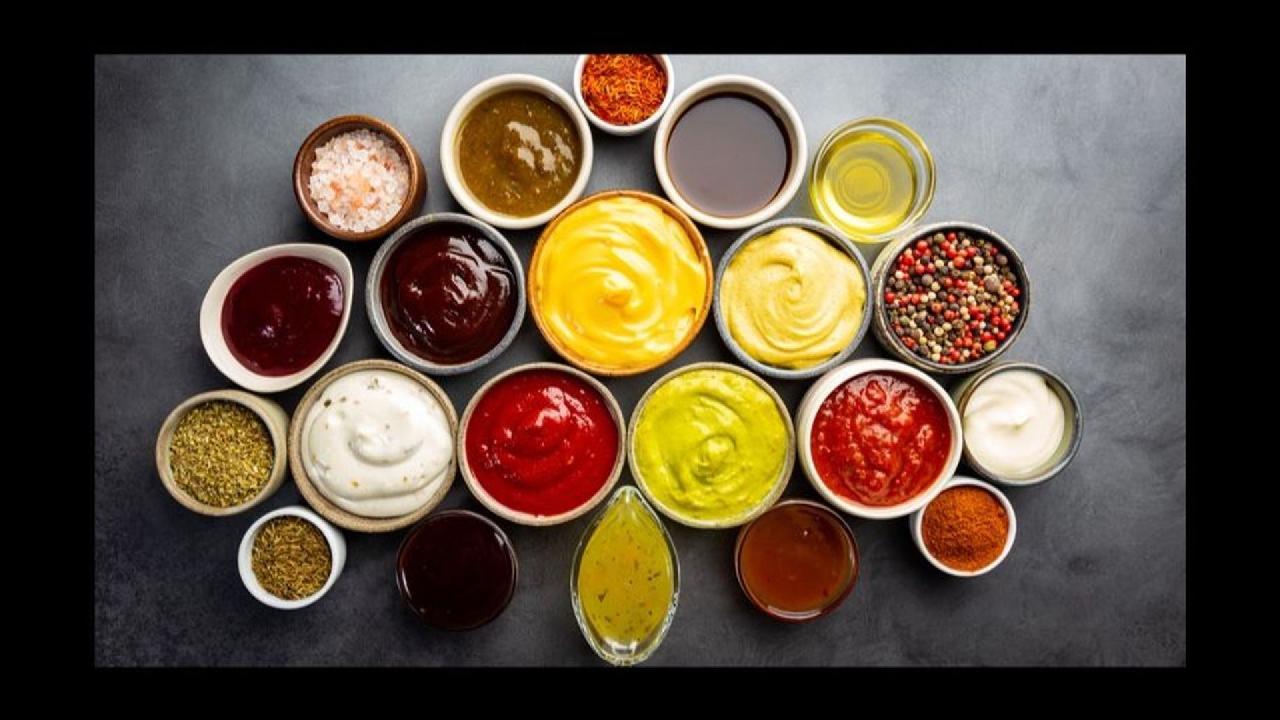 Meal card cover for: Condiments