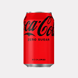 Meal card cover for: Coca-Cola Zero