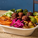 Meal card cover for: Falafel Dinneroo Platter