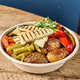 Meal card cover for: Halloumi Bowl