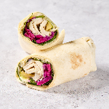 Meal card cover for: Chicken Wrap