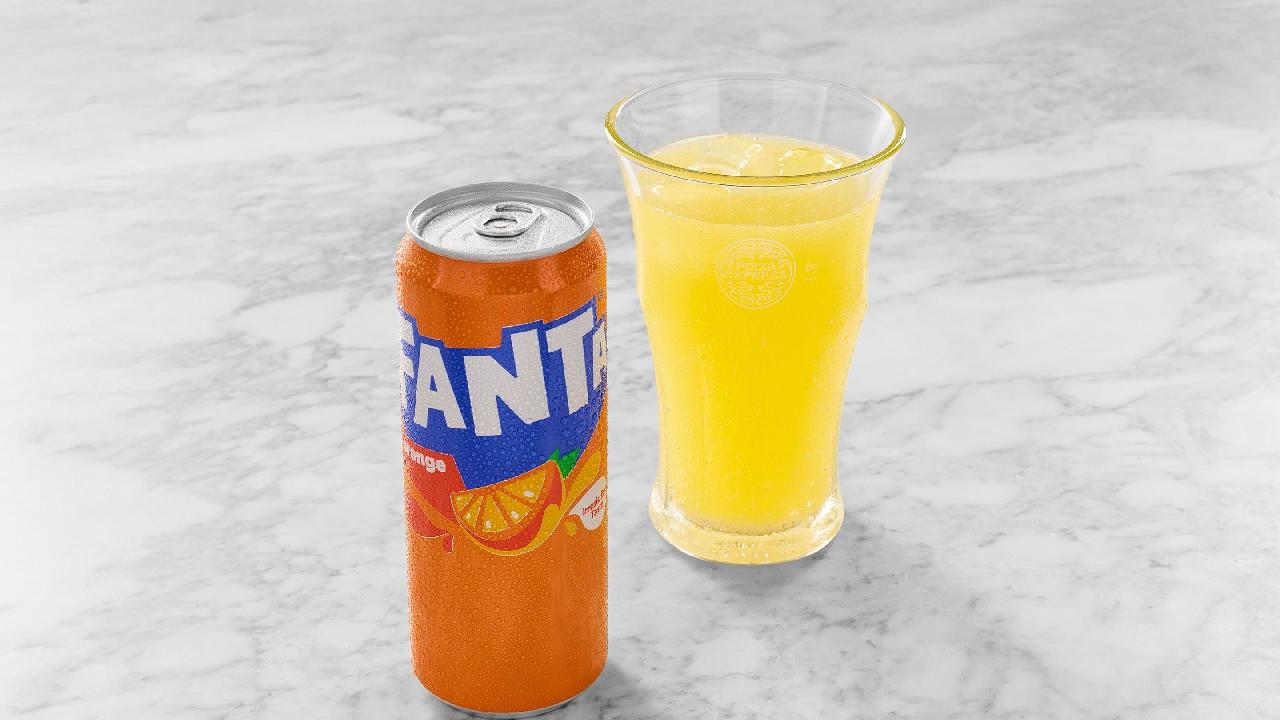 Meal card cover for: Fanta (330ml)
