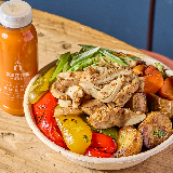 Meal card cover for: Bowl + Juice