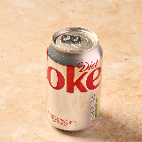 Meal card cover for: Diet Coke