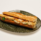 Meal card cover for: Chicken Sandwich