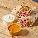 Meal card cover for: Wrap + 2 Dips
