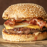 Meal card cover for: Miso Bacon Burger