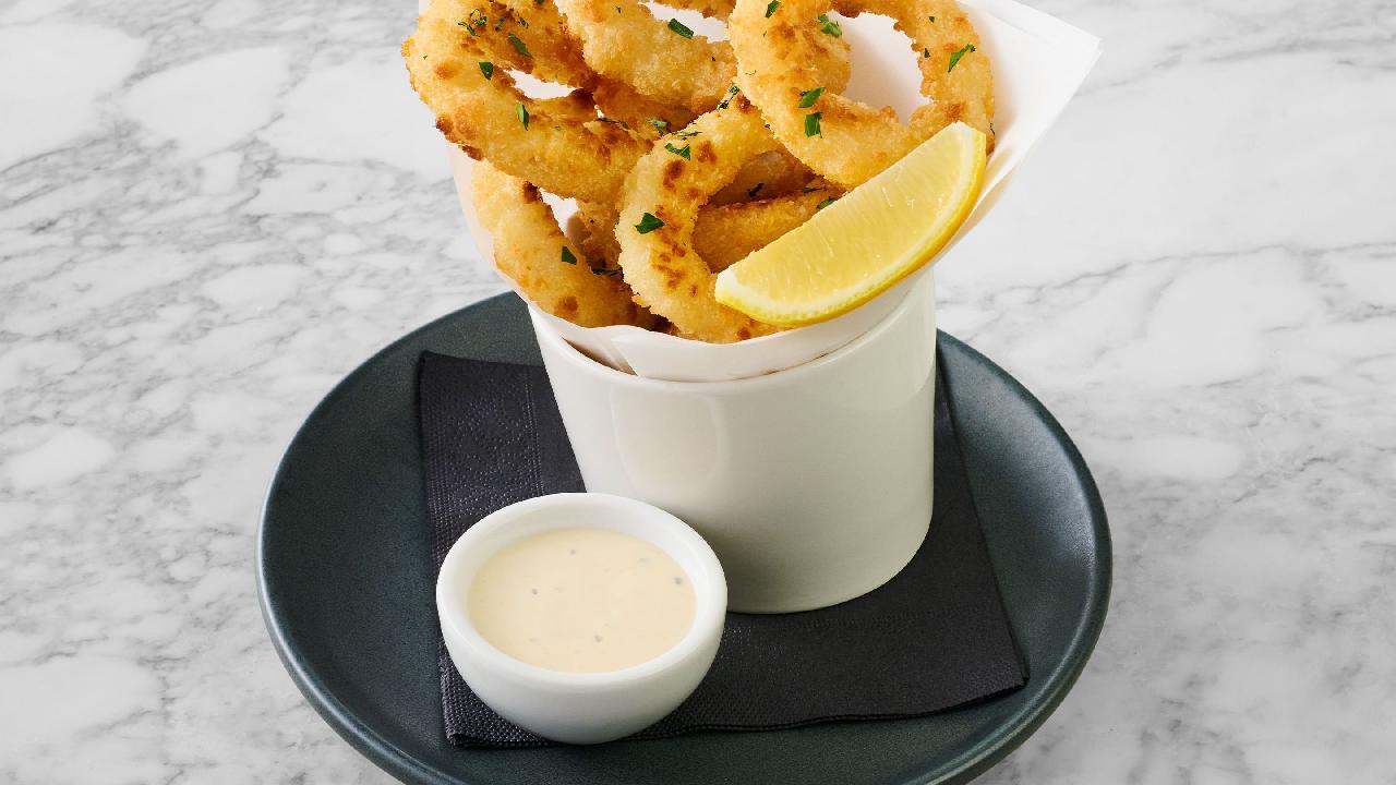 Meal card cover for: Calamari
