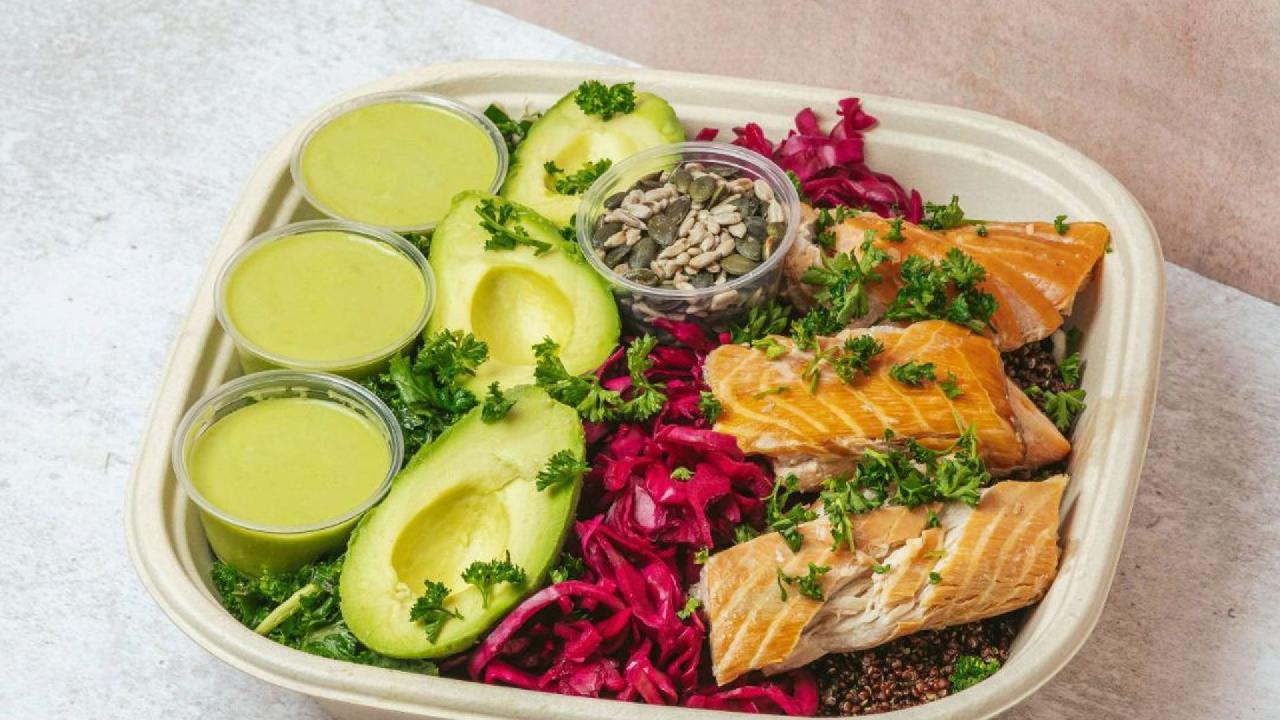 Meal card cover for: Salmon Avocado Platter