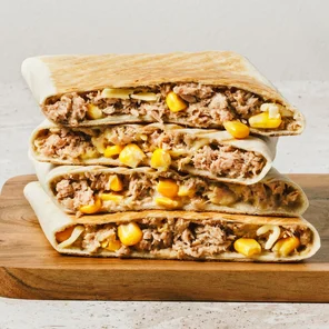 Meal card cover for: tossed's classic tuna melt