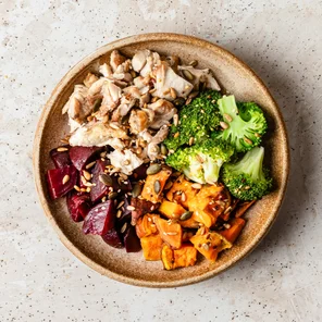 Meal card cover for: Omega Chicken & Veggies favourite box