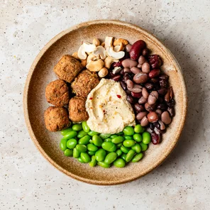 Meal card cover for: Vegan Plant Power Protein Favourite Box