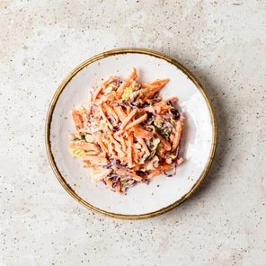 Meal card cover for: Tahini slaw