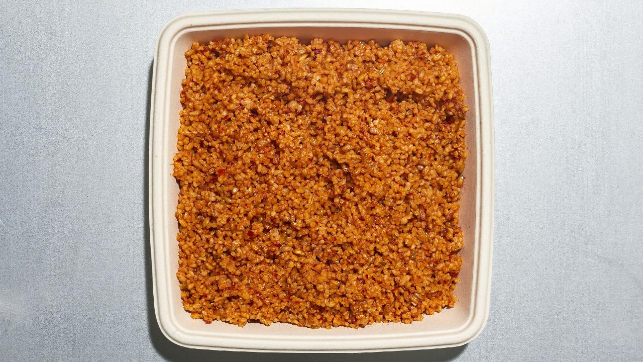 Meal card cover for: Harissa Grains