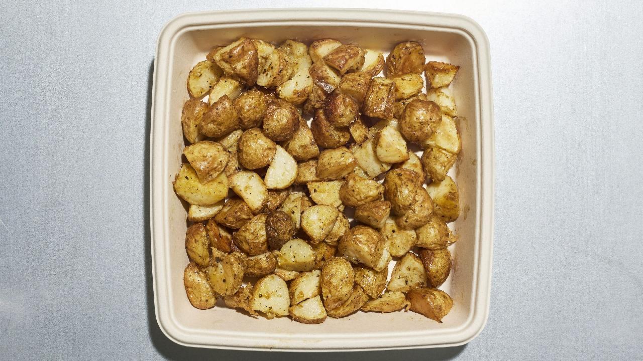 Meal card cover for: Roast New Potatoes