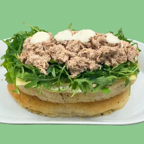Meal card cover for: Tuna Melt