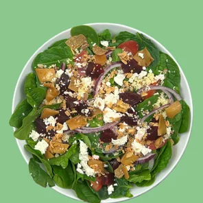 Meal card cover for: Greek beet