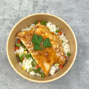 Meal card cover for: Piri Piri Chicken with Rice