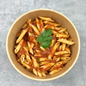 Meal card cover for: Penne Arrabiate
