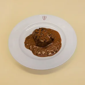 Meal card cover for: Filetto al Pepe
