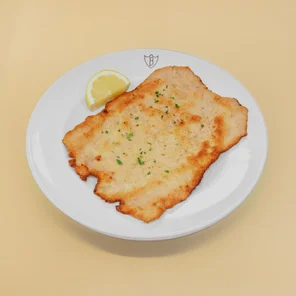 Meal card cover for: Vitello alla Milanese
