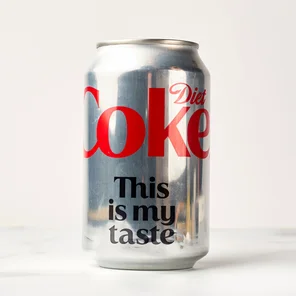 Meal card cover for: Diet Coke
