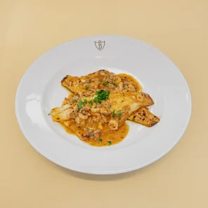 Meal card cover for: Filetti Di Branzino Marinara