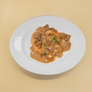 Meal card cover for: Suprema di Pollo ai Funghi