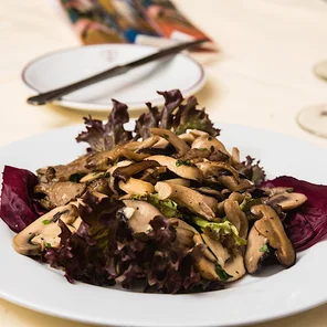 Meal card cover for: Funghi di Campagna