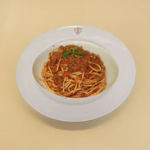 Meal card cover for: Spaghetti Bolognese