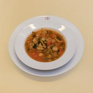 Meal card cover for: Minestrone