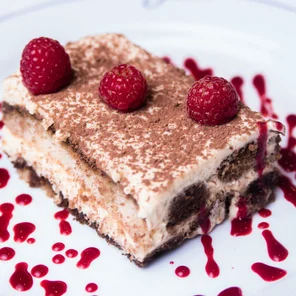 Meal card cover for: Tiramisu
