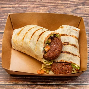 Meal card cover for: Vegan Falafel