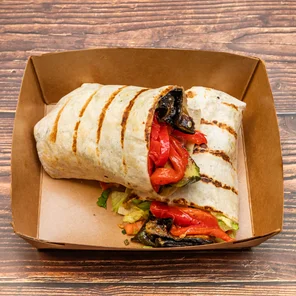 Meal card cover for: Vegetarian Burrito