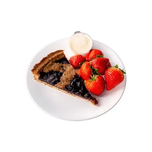Meal card cover for: Elderberry and Raspberry Tart Slice VEGAN
