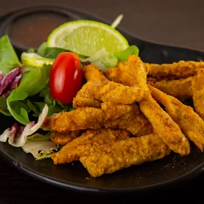 Meal card cover for: Amritsari Fish (F)