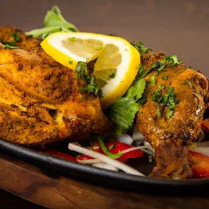 Meal card cover for: Tandoori Chicken