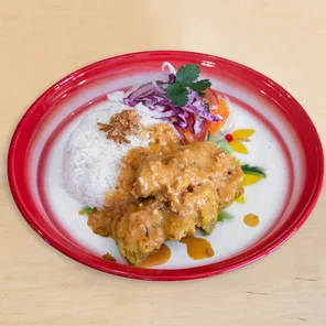 Meal card cover for: Satay and Peanut Sauce