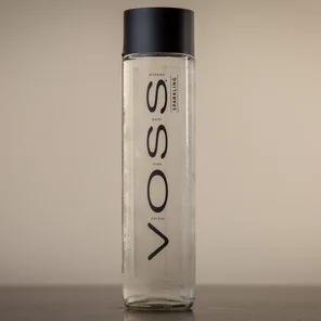 Meal card cover for: Voss Sparkling mineral water