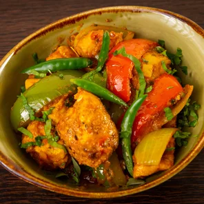 Meal card cover for: Jalfrezi