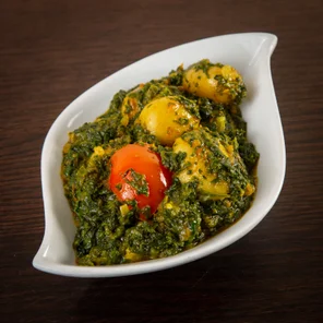 Meal card cover for: Saag Aloo (Vg)
