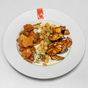 Meal card cover for: Fatteh Batinjan (g) (d) (n)