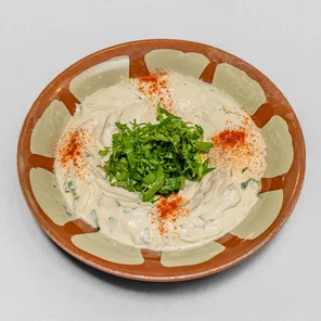 Meal card cover for: Hoummos Beiruty (vg) (s)