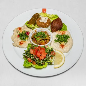Meal card cover for: Large Selection of Mezzes