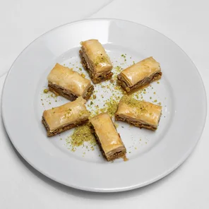 Meal card cover for: Baklawa with Pistachios (6 pieces) (g) (n) (d)