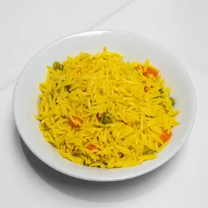 Meal card cover for: Saffron Rice (v) (d)