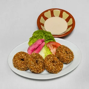 Meal card cover for: Falafel (V)
