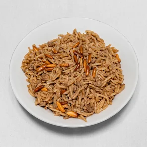 Meal card cover for: Rice with Minced Lamb (n) (d)