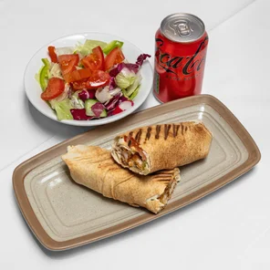 Meal card cover for: Wrap, Side and Drink